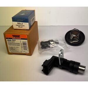 OEM Chrysler Jeep 5 Parts Lot Crankshaft Sensor Ignition Switch Relay Thermostat